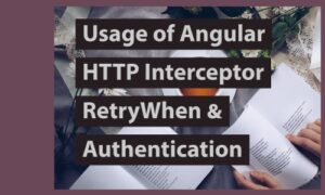 Read more about the article Use of Angular HTTP Interceptor |  Angular 11
