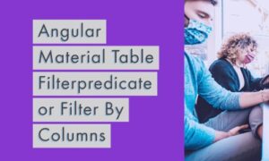 Read more about the article Angular Material Table Filter By Columns | Angular 11